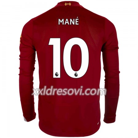 Liverpool Sadio Mane 10 Domaći Nogometni Dres 2019-2020 Dugim Rukavima